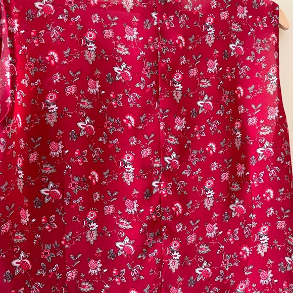 Saddle Ridge Floral Tank Top Size L - Picture 4 of 6